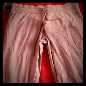 Under armor jogger pants light purple with pink